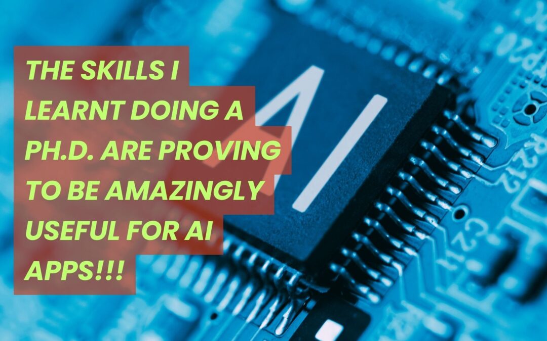 Day  #6: The Ph.D. I started 30 years ago has given me superpowers for using AI