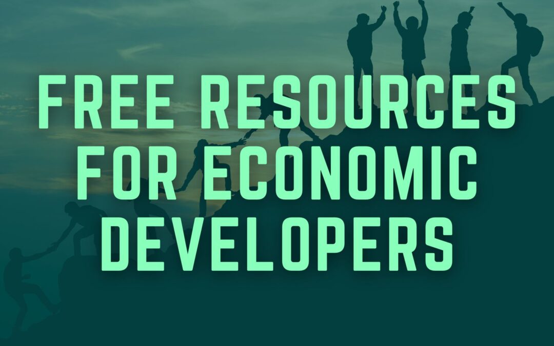 Free Resources and Workbooks for Economic Developers