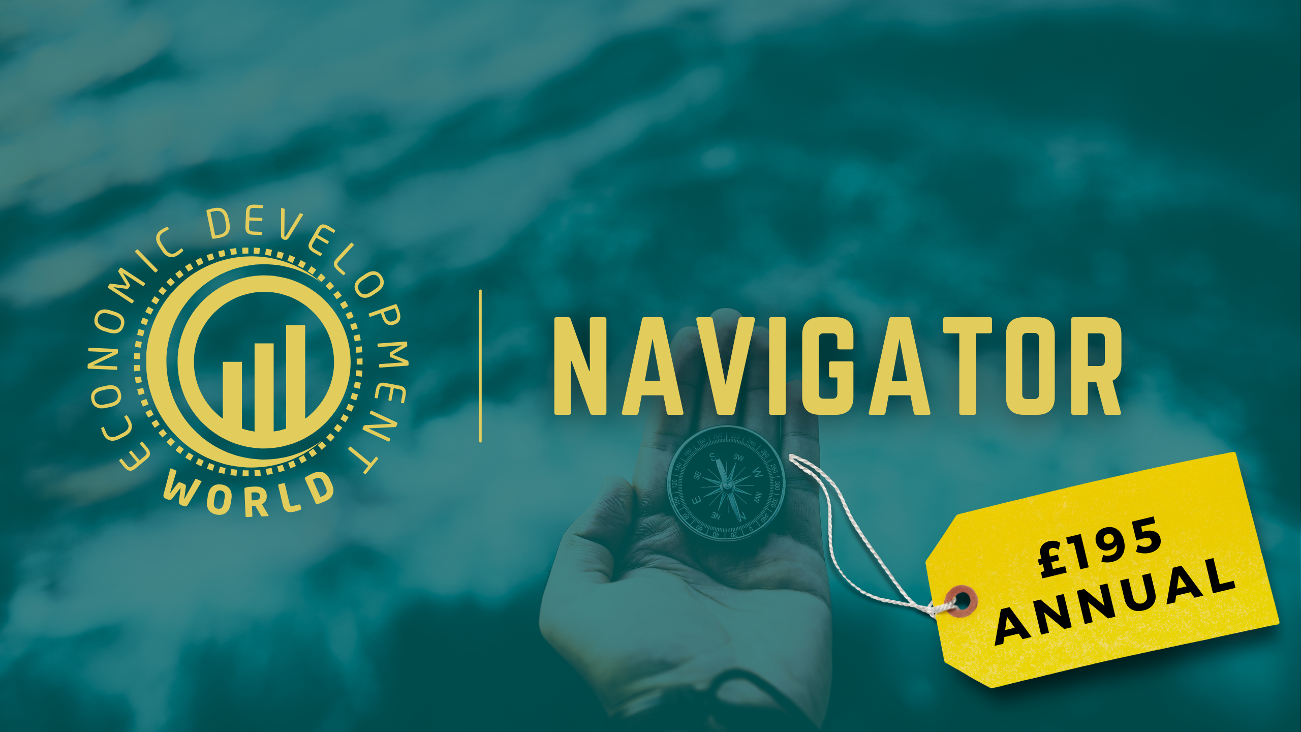 Hand holding a compass