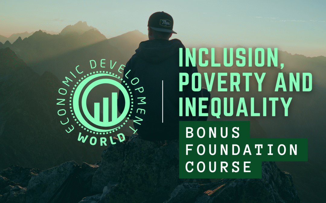 Free Executive Track Course in February: Poverty, Inclusion and Inequality